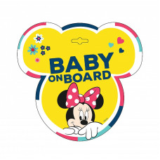 DISNEY BABY Baby on board zīme automašīnai MINNIE 9613