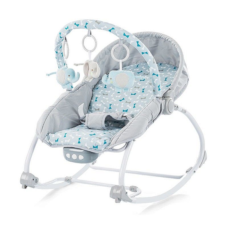 BABY MIX Šūpuļkrēsliņš, LCP-BR212-18 pelēks