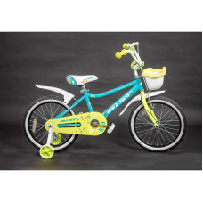 AIST Bērnu velosipēds 18" WIKI, blue-yellow