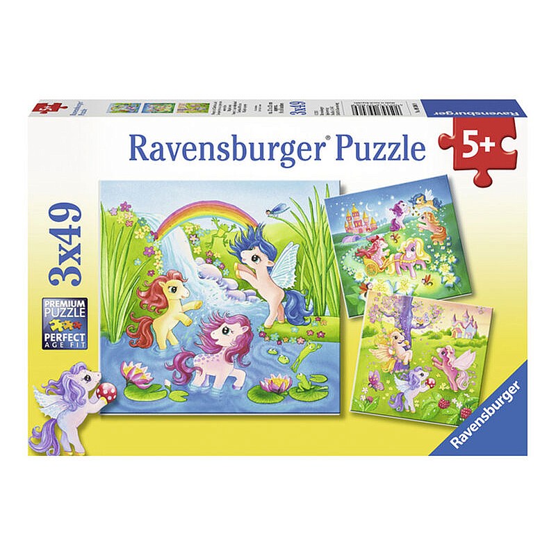 Ravensburger puzle 3X49 Fairyland Ponies R 09306