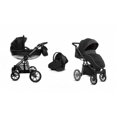 BABYACTIVE MOMMY Glossy Universālie rati 3in1, Space Gray