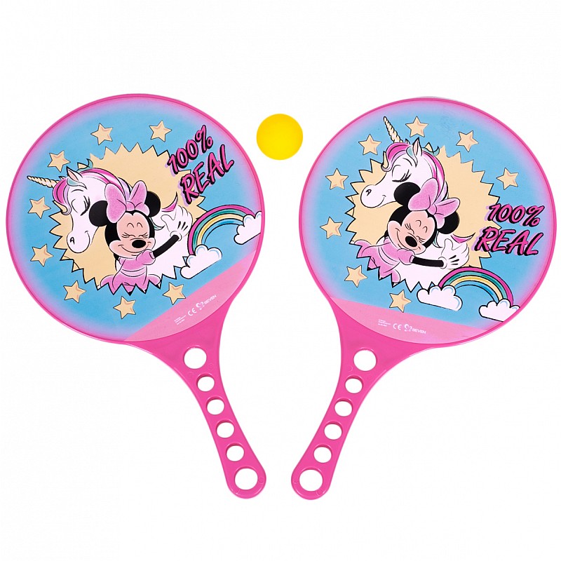 DISNEY BABY Bērnu pludmales tenisa raketes MINNIE, 9802