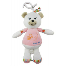 BABY MIX Piekaramā rotaļlieta PINK BEAR TE-8295L-25P-Y