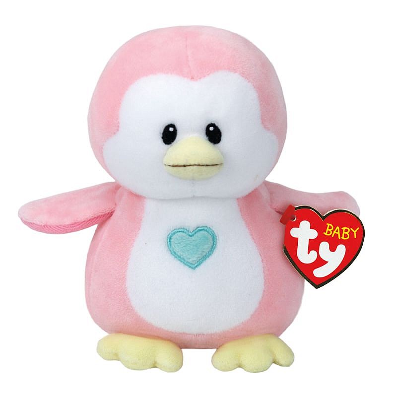 TY Baby Ty Mīkstā rotaļlieta PINK PENGUIN PENNY 15cm, TY32156