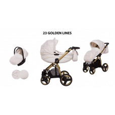 BABYACTIVE MOMMY Gold Universālie rati 3in1, Golden Lines 23