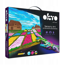 MOON LIGHT CLAY Radošais komplekts Modelēšanas masas - 3D glezna Flower beds in Holland (30*40 cm)