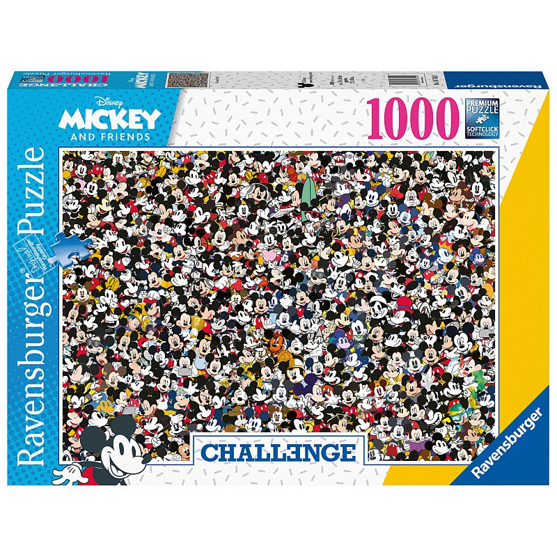 RAVENSBURGER puzle Mickey Challenge, 1000gab., 16744