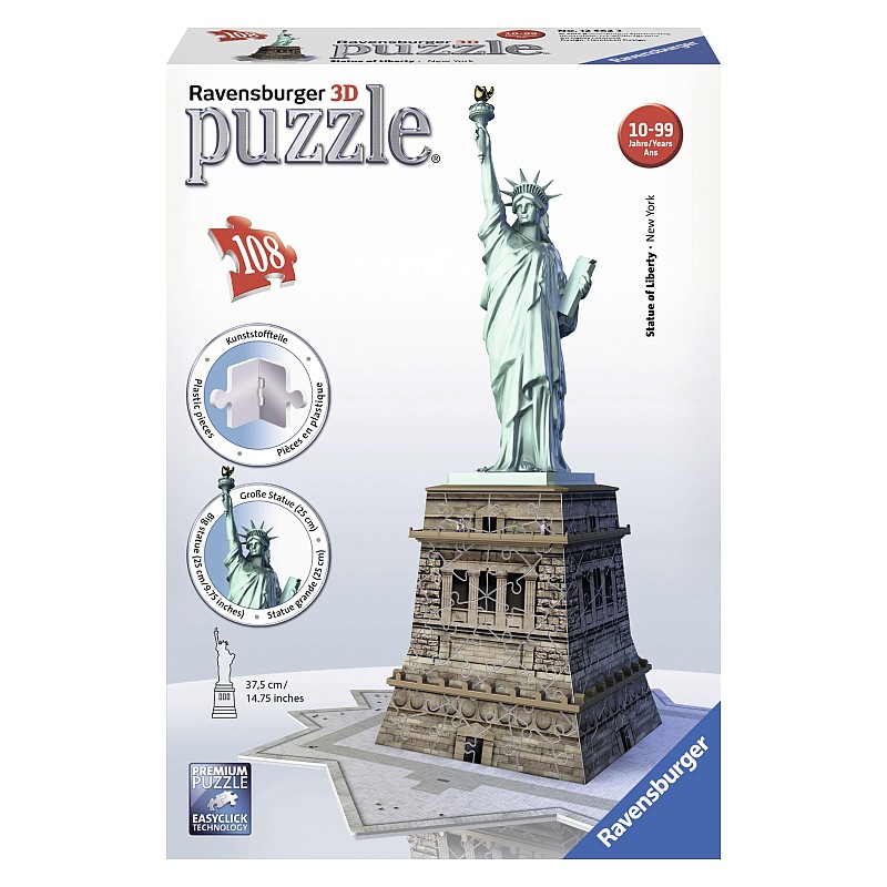 RAVENSBURGER puzle Statue of Liberty 108 elementi, 12584