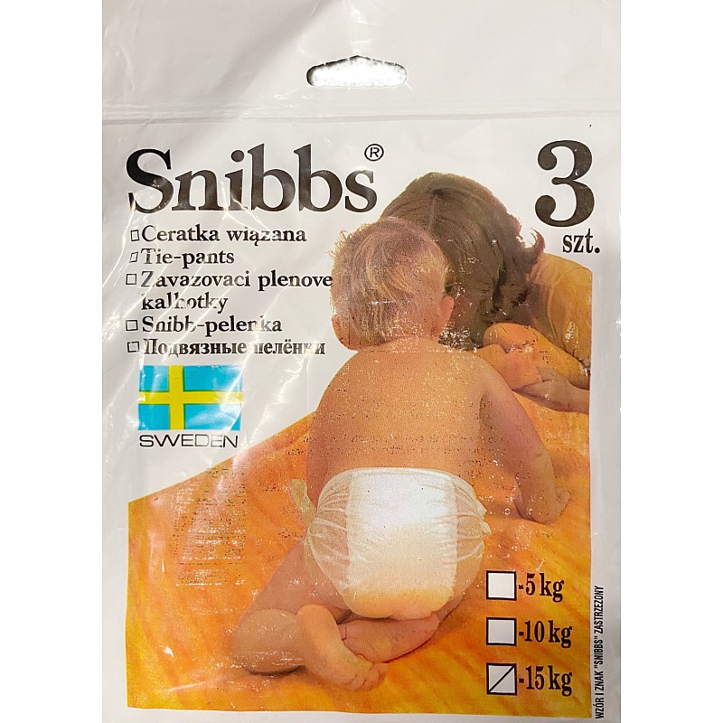 SNIBBS bērnu mīkstas vaskadrānas autiņbiksītes 3gb. līdz 15kg IZPĀRDOŠANA