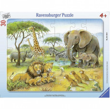 Ravensburger Plakanā puzle Africa's Wildlife 30gab., R06146