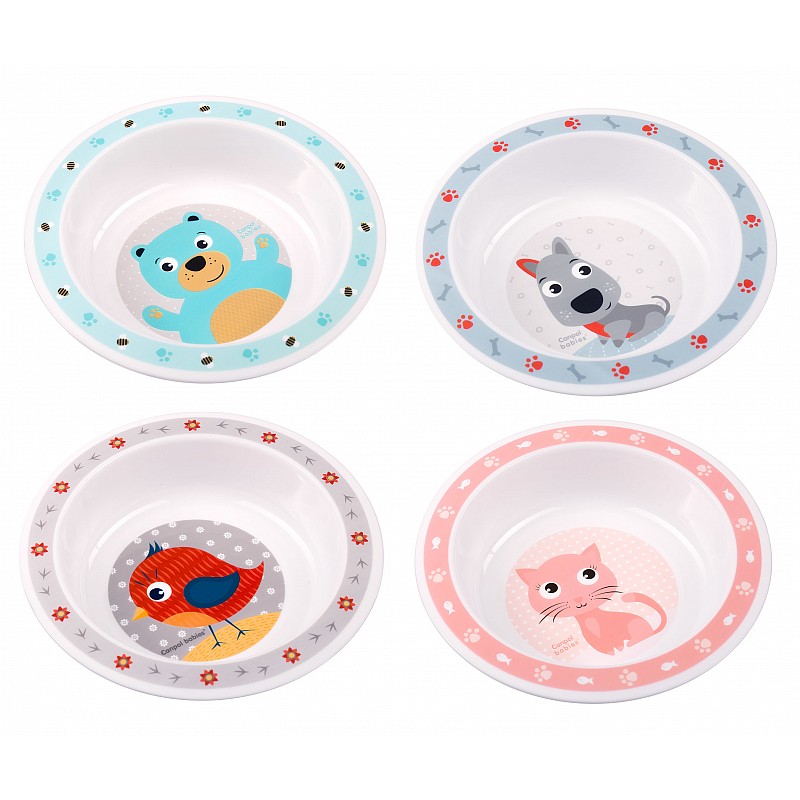 CANPOL BABIES Cute Animals Bļoda bērniem 270ml 4/412 ATLAIDE