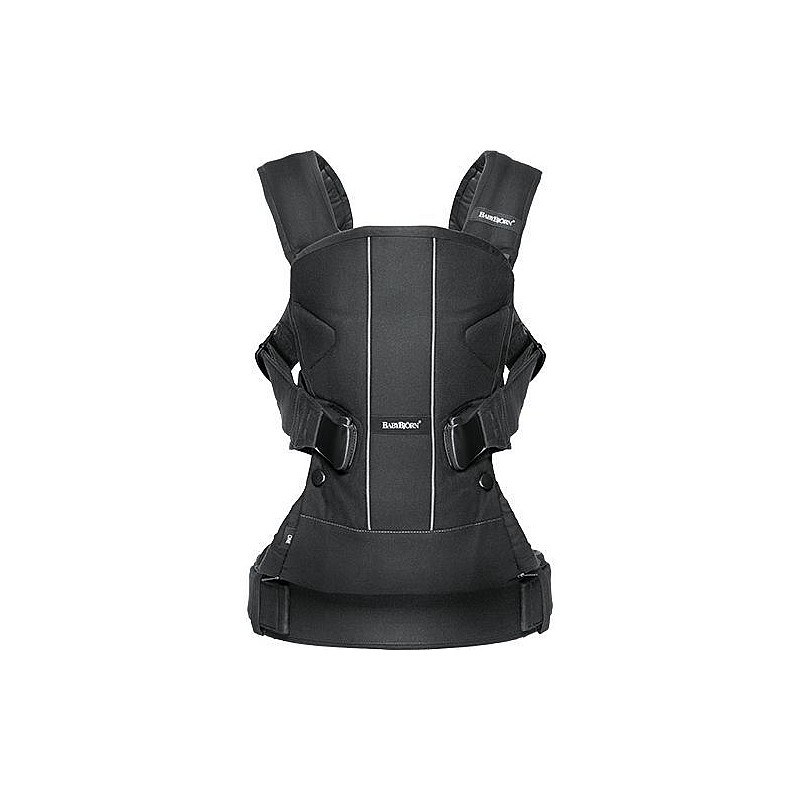 BABYBJORN ONE Cotton Mix ķengursoma - Black 098023