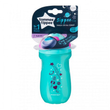 TOMMEE TIPPEE mācību krūze ar salmiņu, meitenēm 12m+, 447158