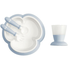 BABYBJORN Baby Feeding set Bērna barošanas komplekts 4m+, 078167 Powder Blue