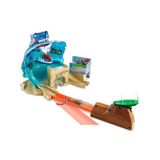 HOT WHEELS City Shark Beach Battle Auto trase FNB21