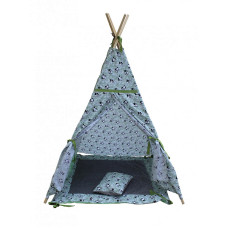 3TOYSM TEEPEE Bērnu telts-vigvams PANDA PATTER 110x110x170cm TI1_P