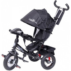 TO-MA TomaBike MAGIC BIKE Bērnu trīsritenis ar pumpējamiem riteņiem YM-BT-6 black