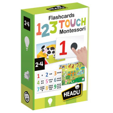 HEADU izglītojošā spēle Flashcards 123 Touch Montessori MU54891