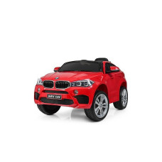 TO-MA BMW X6M Bērnu elektromobilis ar tālvadības pulti 2x6V/7Ah, JJ2199 sarkans