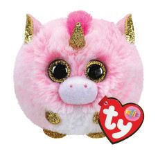 TY PUFFIES Mīkstā rotaļlieta Fantasia unicorn puf 8cm, TY42508 IZPĀRDOŠANA