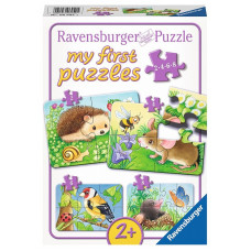 Ravensburger Mana pirmā puzle 2-4-6-8 Sweet Garden Residents, R06952