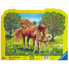 Ravensburger Plakanā puzle Zirgi 25gb. 3+ R 06397