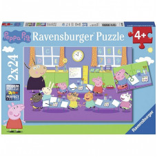 Ravensburger puzle 2X24 Peppa Pig R 09099 IZPĀRDOŠANA