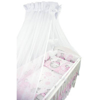 ANKRAS ELEPHANT Gultas veļas komplekts 6D/120×90/360cm, pink