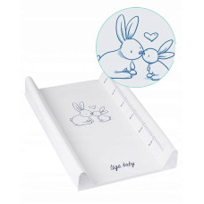 TEGA BABY pārtinamā virsma ar cietu pamatni Little Bunny 50x70, 0-12 mēneši, maks. 11kg, KR-009-103