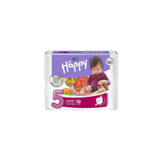 HAPPY Junior autiņbiksītes 5 izmērs 12-25kg 10gab. IZPĀRDOŠANA