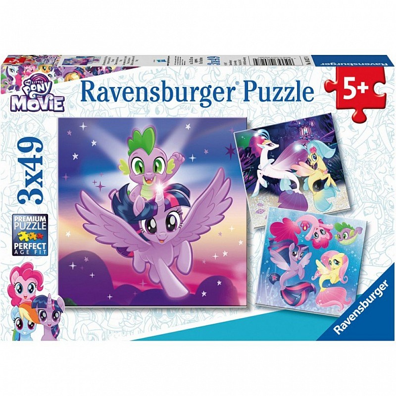 Ravensburger puzle 3X49 My Little Pony R 08027