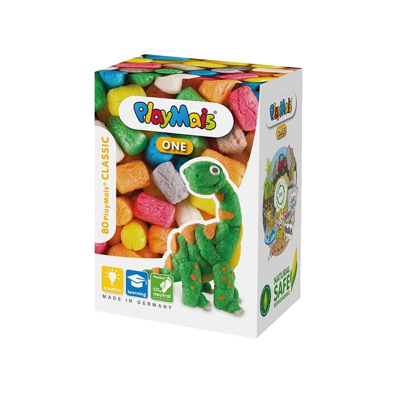 PlayMais kukurūzas modelēšanas granulas 80gb. One Dinosaur 160064