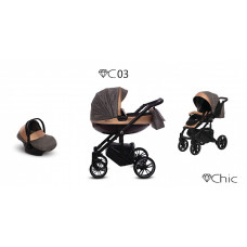 BABYACTIVE CHIC Universālie rati 3in1, C03