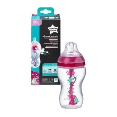 TOMMEE TIPPEE Advanced GIRL anti-koliku barošanas pudele 340ml 3m+