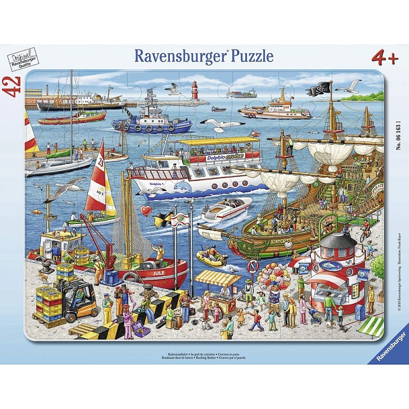 Ravensburger Plakanā puzle Jūras osta 42gb. 4+ R 06163