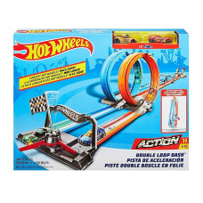 Hot Wheels Double Loop Dash Track trase GFH85