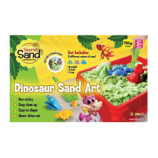 GERARDOS TOYS kinētiskās smiltis Secret Sand Dinosaur Sand Art 750g 3g+ 56402