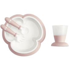 BABYBJORN Baby Feeding set Bērna barošanas komplekts 4m+, 078164 Powder Pink