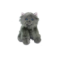 ANEK FLUFFY FAM Mīkstā rotaļlieta CAT 30cm 26109 pelēks