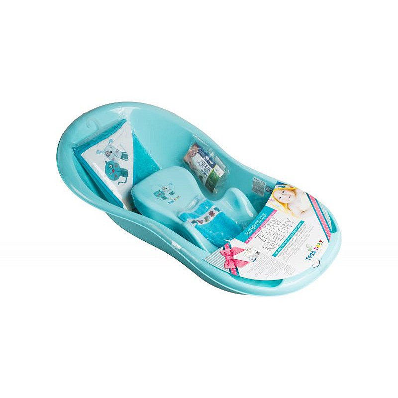 TEGA BABY DOG and CAT Vannas komplekts 102cm. PK-102 BLUE