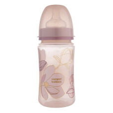 CANPOL BABIES EasyStart pretkoliku pudelīte, 240ml, GOLD, 35/240_pin