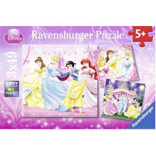 Ravensburger puzle 3X49 Snow White R 09277