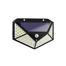 MPORT 100 LED lampa ar saules bateriju un kustības sensoru