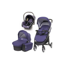 4BABY ATOMIC universālie rati 3in1 PURPLE