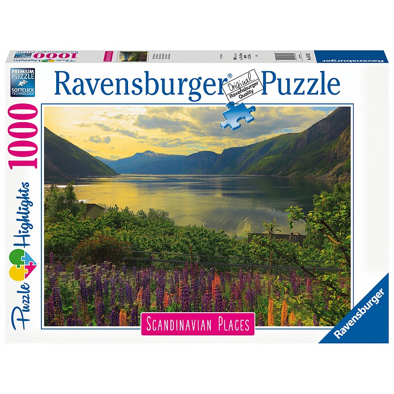 RAVENSBURGER puzle Fjord in Norway, 1000gab., 16743