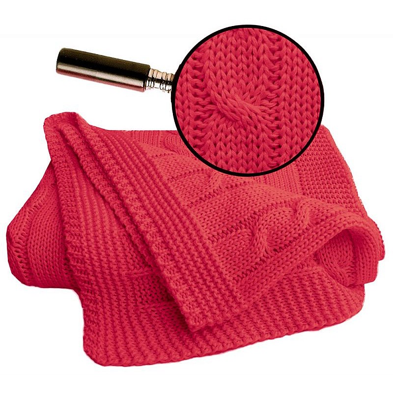 WALLABOO NOA Bērnu sega no organiskās kokvilnas 70x90cm RED