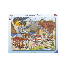 Ravensburger Plakanā puzle "Ugunsdzēsēji" (14gab.), R06092