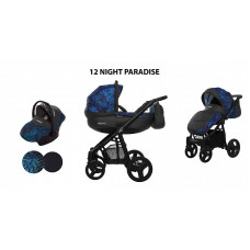 BABYACTIVE MOMMY Spring/Summer Universālie rati 3in1, 12 NIGHT PARADISE