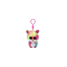 TY Beanie Boos Mīkstā rotaļlieta - piekariņš RODNEY - multicolored hamster clip 10cm, TY36558