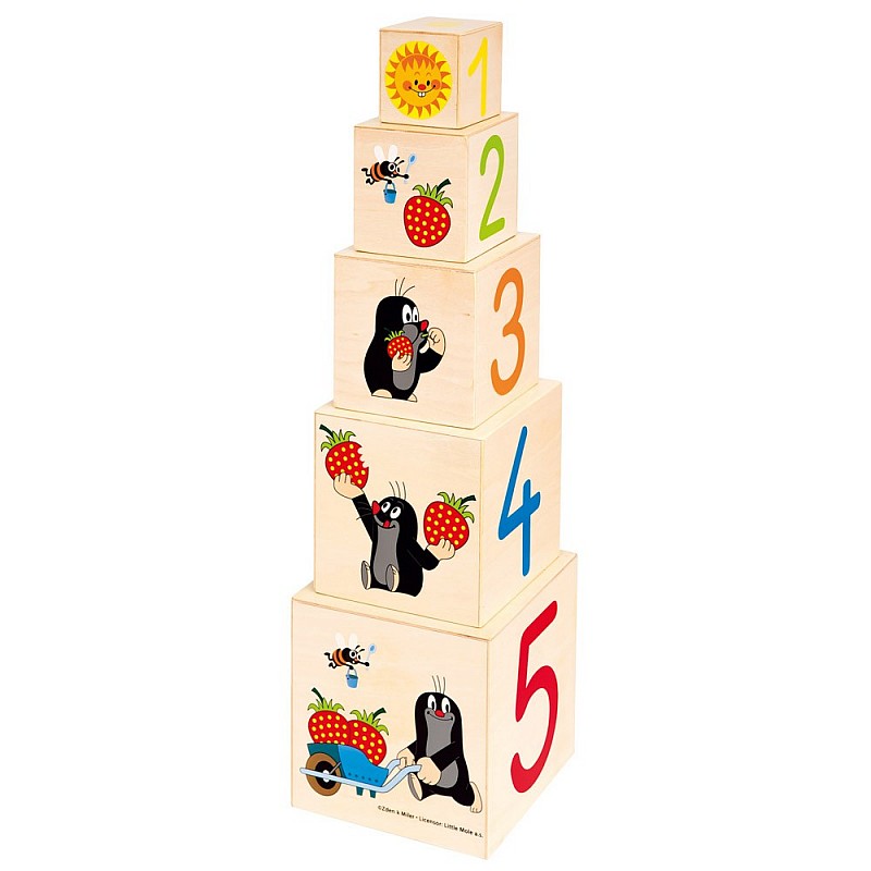 BINO koka piramīda Mole 18m+ 13739